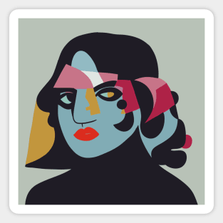 Saige - Cubism Portrait Magnet